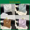 Streetwear Fashion Large Tote Bag In Corduroy Fabric With Inner Pouch And Dual Straps For Casual Outings