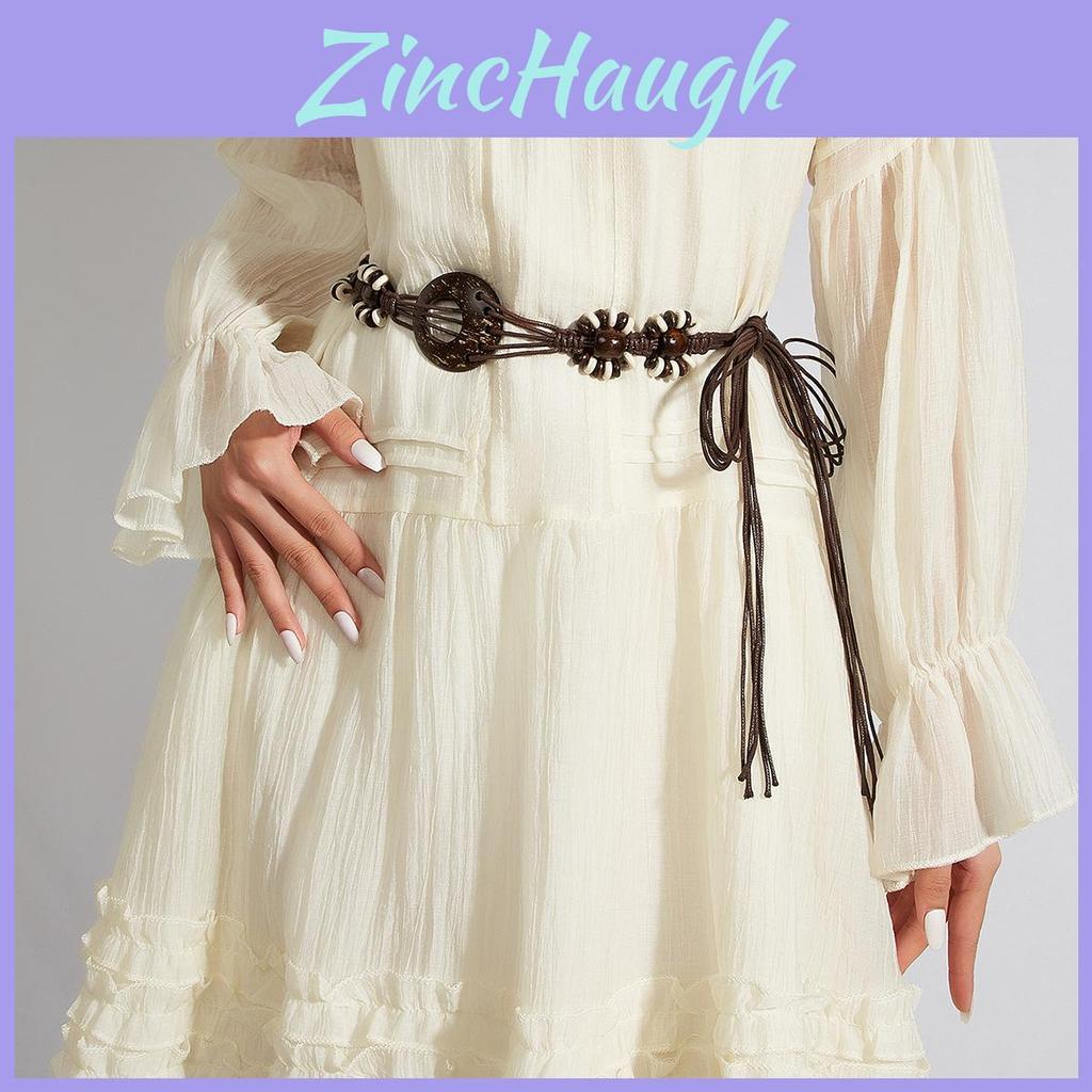 Ethnic Style Handwoven Waist Cord For Ladies With Tying Design For Summer Outfits