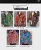 National Style Unisex Northeast Floral Winter Coat - Trendy, Thick, and Loose Fit