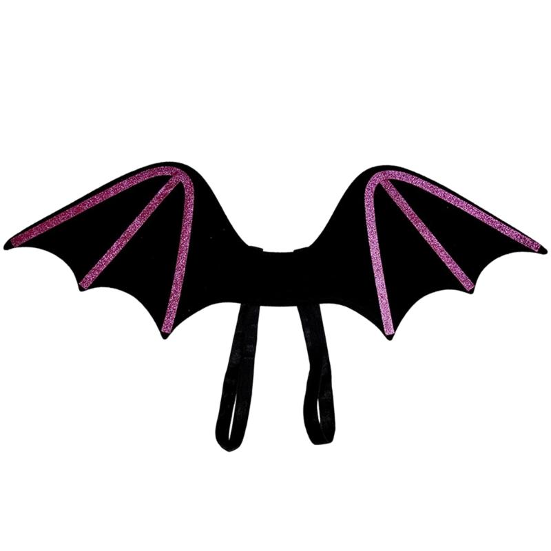 

Bat Wing Costume for Girl Cosplay Party Halloween Christmas Birthday Halloween Cosplay Bat Wing Costume 1 чорний/фіолетовий