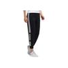 Adidas Neo Vintage Side Stripe Letter Knitted Sweatpants Women Bottoms Black FP7454