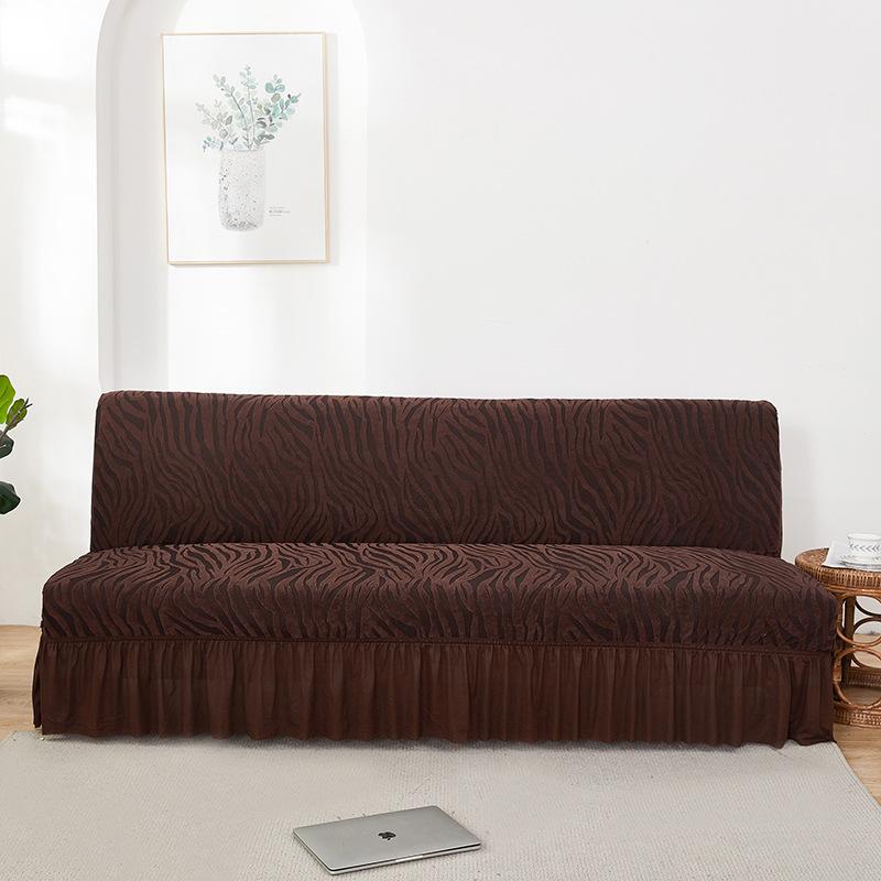 Amazon English Version Armless Sofa Bed Skirt Cationic Winter Thickened Sofa Cover