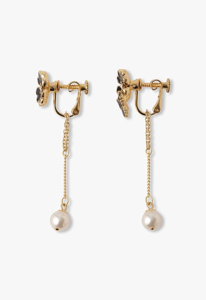 Clover and Butterfly Motif Earrings SAME1494 XD [Anna Sui]