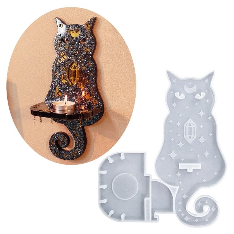 Suport Lumanare Mucegaiuri Rășină Epoxidică Mucegai de Turnare pentru Suport Lumanare DIY Tavă Bijuterii Decor Perete Nuntă Casă