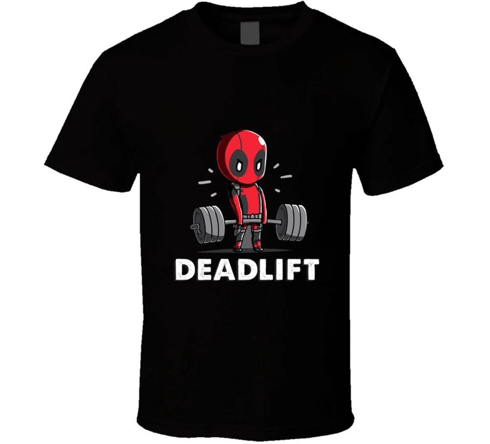 Deadpool Funny Deadlift Movie Icon Series T Shirt S