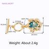 Multi Types Trendy 18K Gold Plated OT Clasps Toggle Clasps Connector For Bracelet Necklace Making DIY Jewelry Accessories
