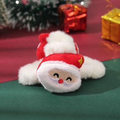 Adereços de Natal Natal Pelúcia Presilha de Cabelo Grampo de Cabelo Presilha Tubarão Papai Noel Presilha de Garra Árvore de Natal Desenho Animado Floco de Neve Garra de Cabelo