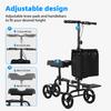 Knee Scooter, Knee Walker for Surgery, Broken Foot, Ankle Injury, Lightweight Crutch Alternative Medical Scooter with Dual Braking System for