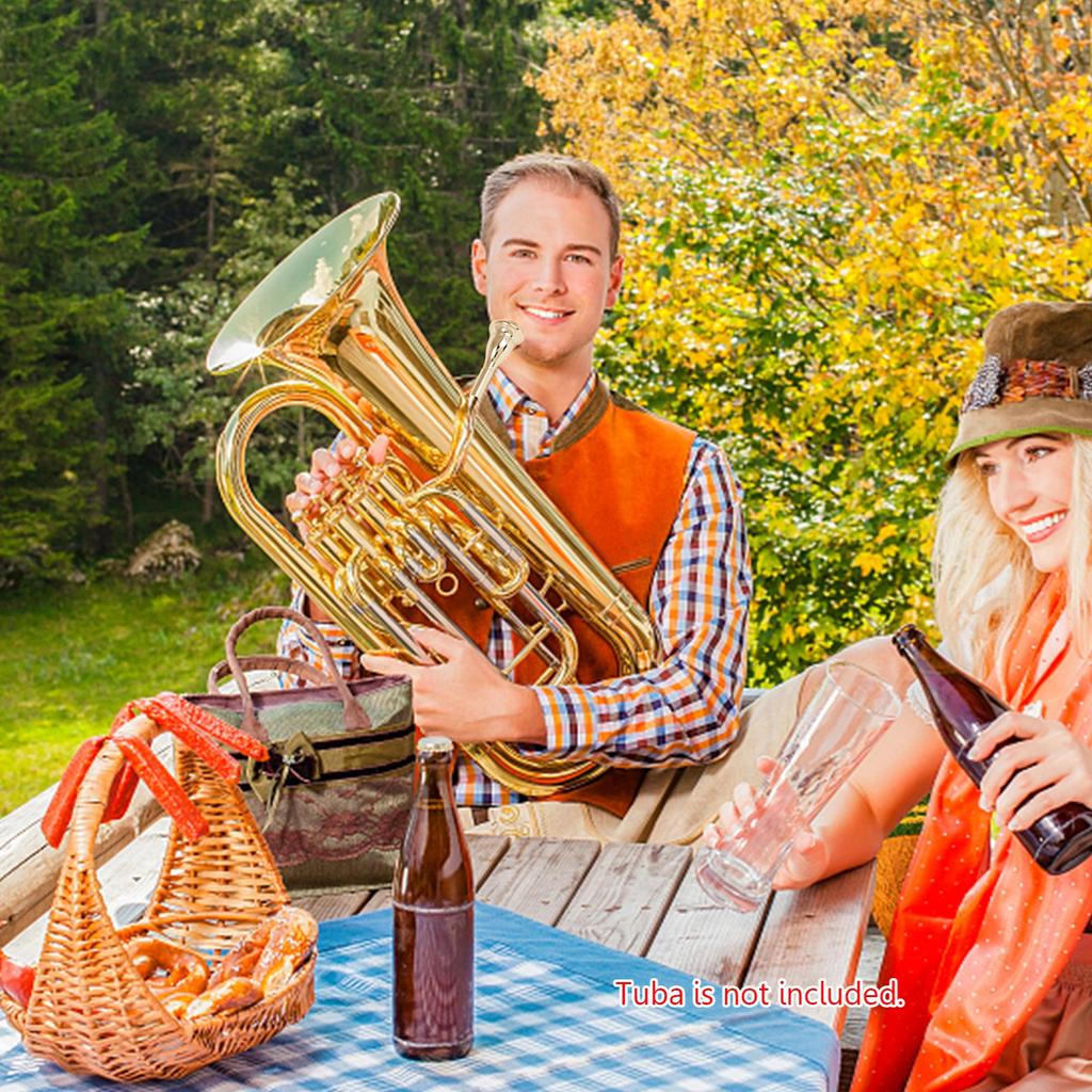 Tuba Mouthpiece Solid Durable Brass Construction Silver Plated Musical Instrument Accessories