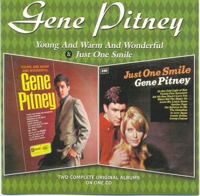 CD GENE PITNEY - Young And Warm And Wonderful & Just NEMCD895 Sequel Records 1997 UK Pop Begagnad