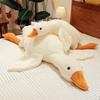 Rabbit-haired White Goose Doll Plush Toy Duck Large Size Sleeping Pillow Boys and Girls Sleeping with Dolls Birthday Gift