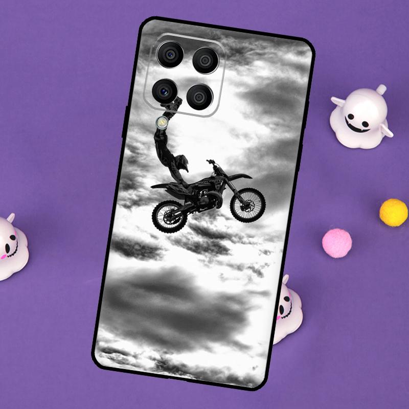 Moto Cross Motorcycle Sports Cover For Samsung Galaxy M11 M51 M31 M33 M13 M23 M53 M15 M55 M14 M34 M54 M20 M32 M52 Case