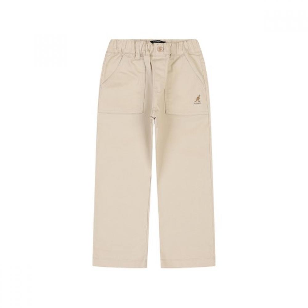 Kangol Kids Autumn Cotton Woven Pants Cream Rc 0001 creamy/155