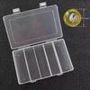 Plastic Jewelry Boxes Storage Case Plastic Tool Box Clear Round Coin Cases Capsules Container Holder Organizer Storage Wholesale