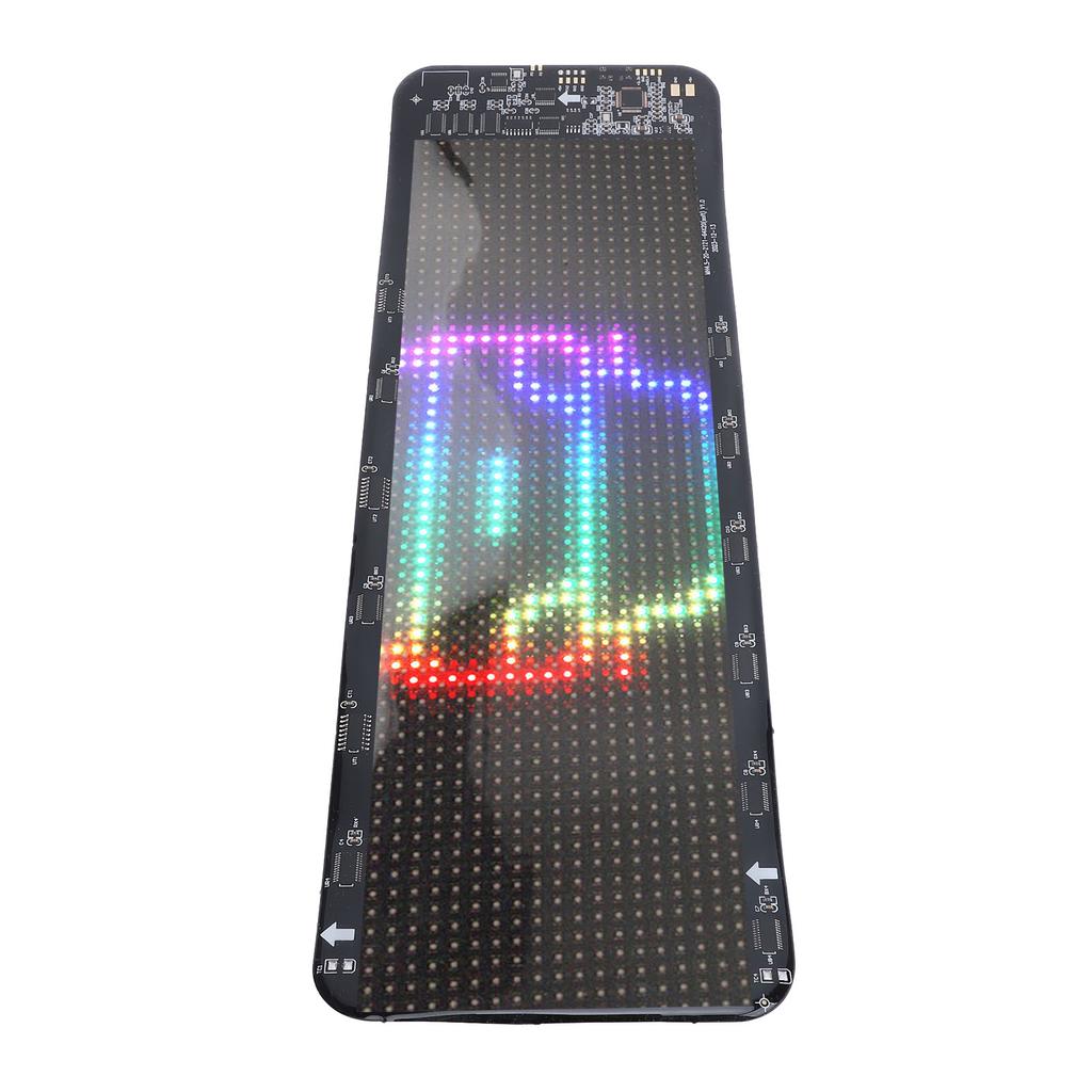 Car USB 5V LED Sign 11x32cm Bluetooth App Control Bright Programmable Custom Text Animation Pattern Display for Car RV