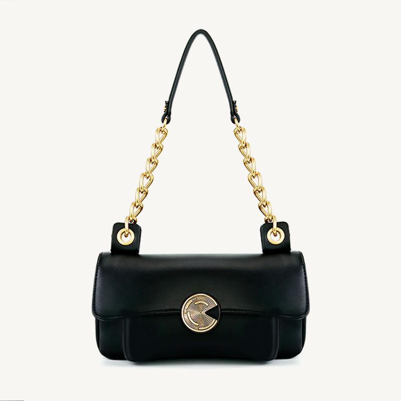 2022 Fall/Winter New Model Guardian Niche Handbag with Chain for Women, Multi-layered, High-end, Versatile Shoulder and Underarm Bag