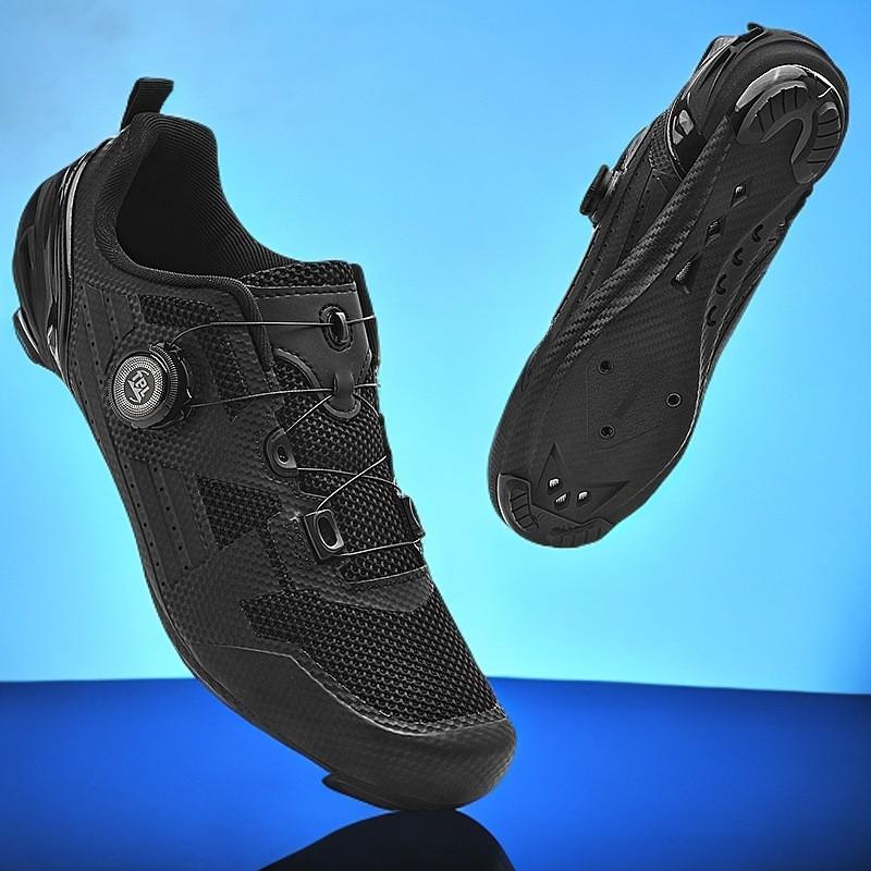 Unisex Cycling Shoes Mountain Road Bike Indoor Trainer Non-Cleat Clipless Style Lightweight Breathable