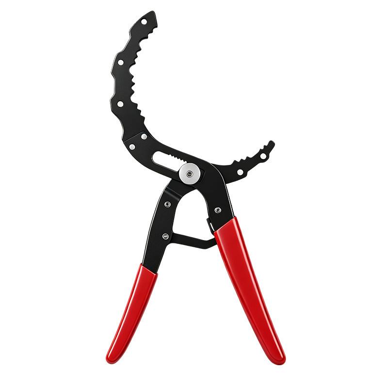 Adjustable Oil Filter Pliers Wrench Universal Car Oil Filter Removal Tool Clamp Type Disassembly Plier for Auto Repair