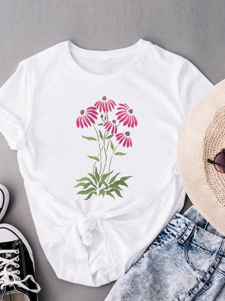 (Asian Size) letter love trend T-shirts O-neck Casual Clothing Fashion Female Women's Top Short Sleeve T shirt Printed Graphic Tee