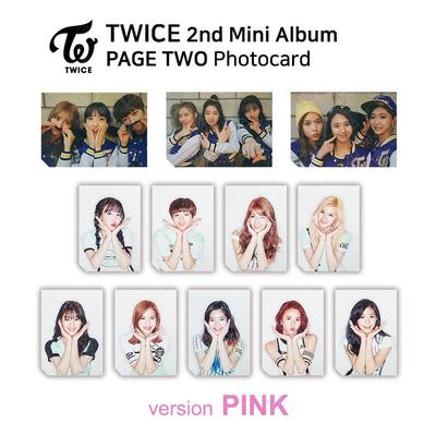2nd Mini Album PAGE TWO Photocard PINK Version