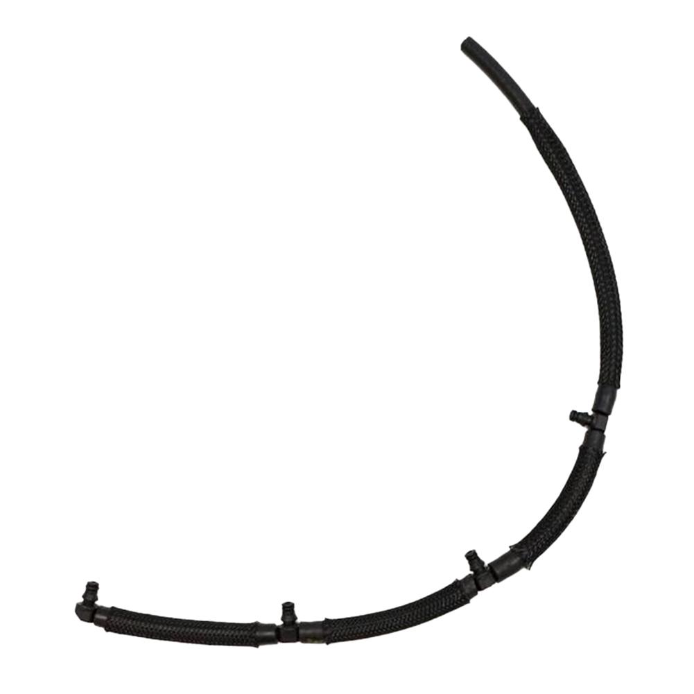 Rubber Return Pipe Leak-Off Return Pipe As Shown Compatible With Multiple Vehicles Direct Replacement Easy Installation