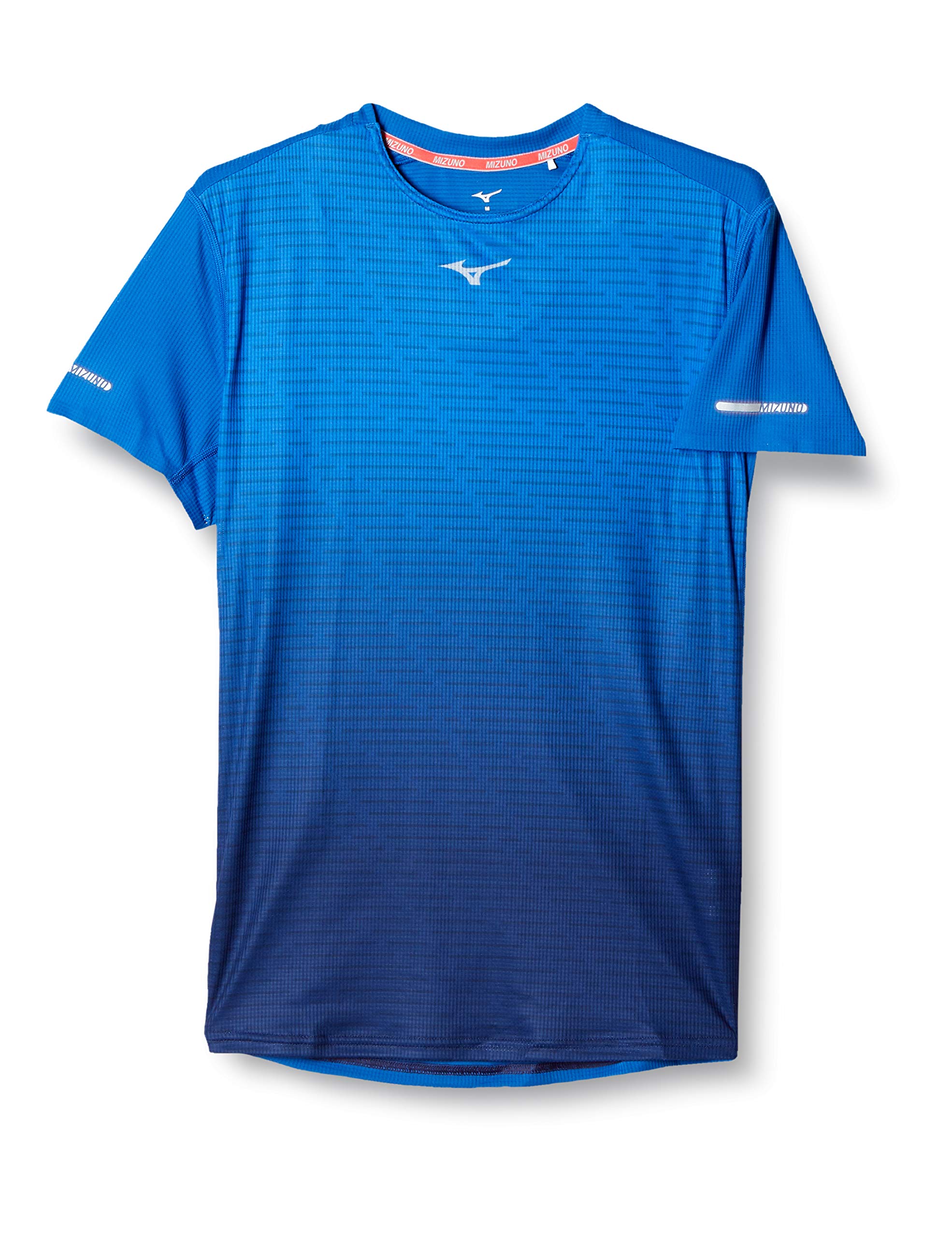 

Mizuno Dry Aeroflow Premium Short Sleeve Princess Size S Size Running Wear Men s T-Shirt, Blue, (Japan Small), J2MA0501,