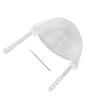Hair Coloring Highlighting Hat Silicone Reusable DIY Hair Dyeing Hat Tool for Beauty Salon White