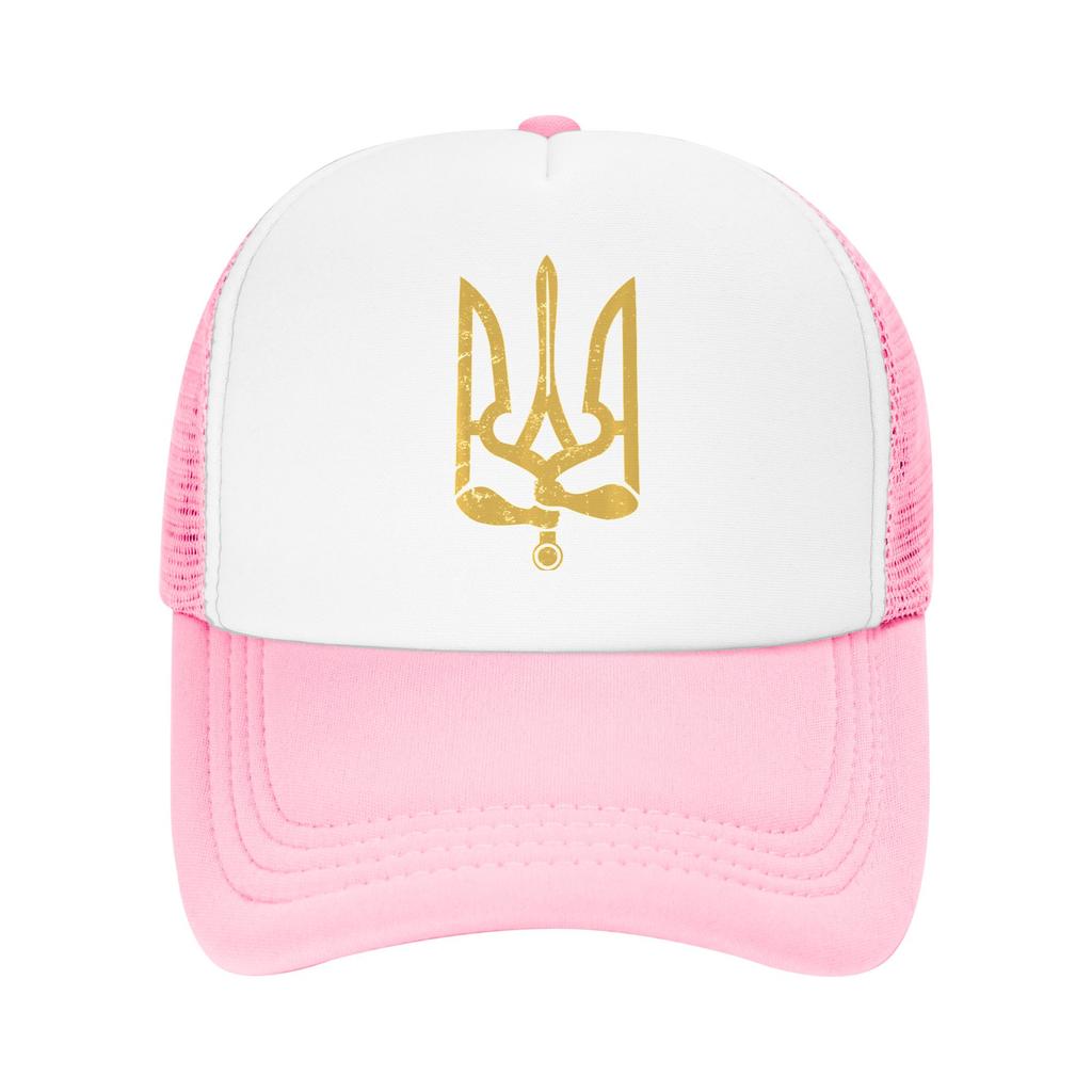 Ukraine Ukrainisch Kiew Trysub Flagge Lässige Baseballkappe Outdoor Sport Sonnenhüte Frühling Sonnenschutz Unisex Street Style Snapback Kappe