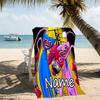 Customizable personalized beach towels Poppy Playtime themed designs.Suitable for the beach, yoga, sports;ideal as beach accessories