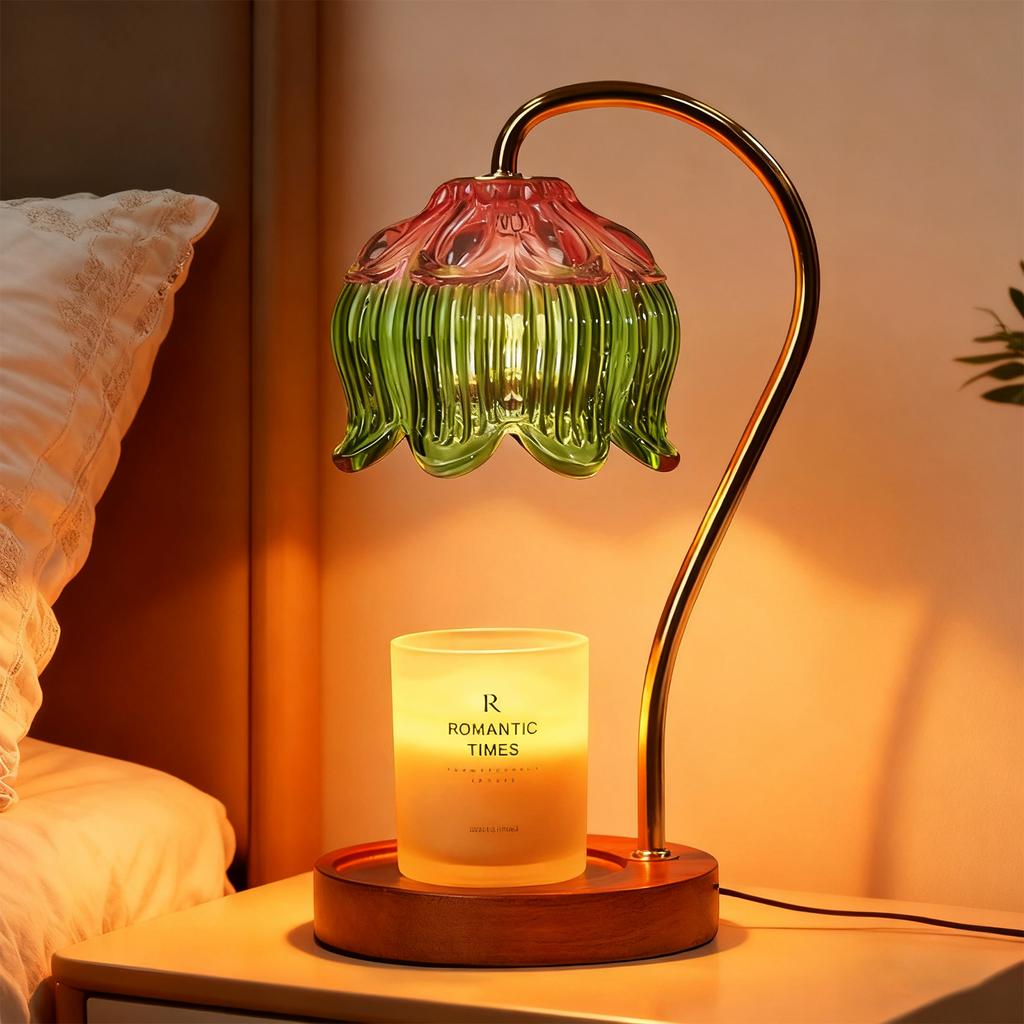 Lampă Romanticaromatherapy pentru Topit Ceară Lampă pentru Topit Lumânări Dormitor Lampă pentru Topit Ceară Poate Fi Temporizată Dimare Lampă Aromaterapie Parfum Cadou de Ziua de Naștere