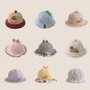 Korean Style Children's Sun Protection Lace Bucket Hat for Girls