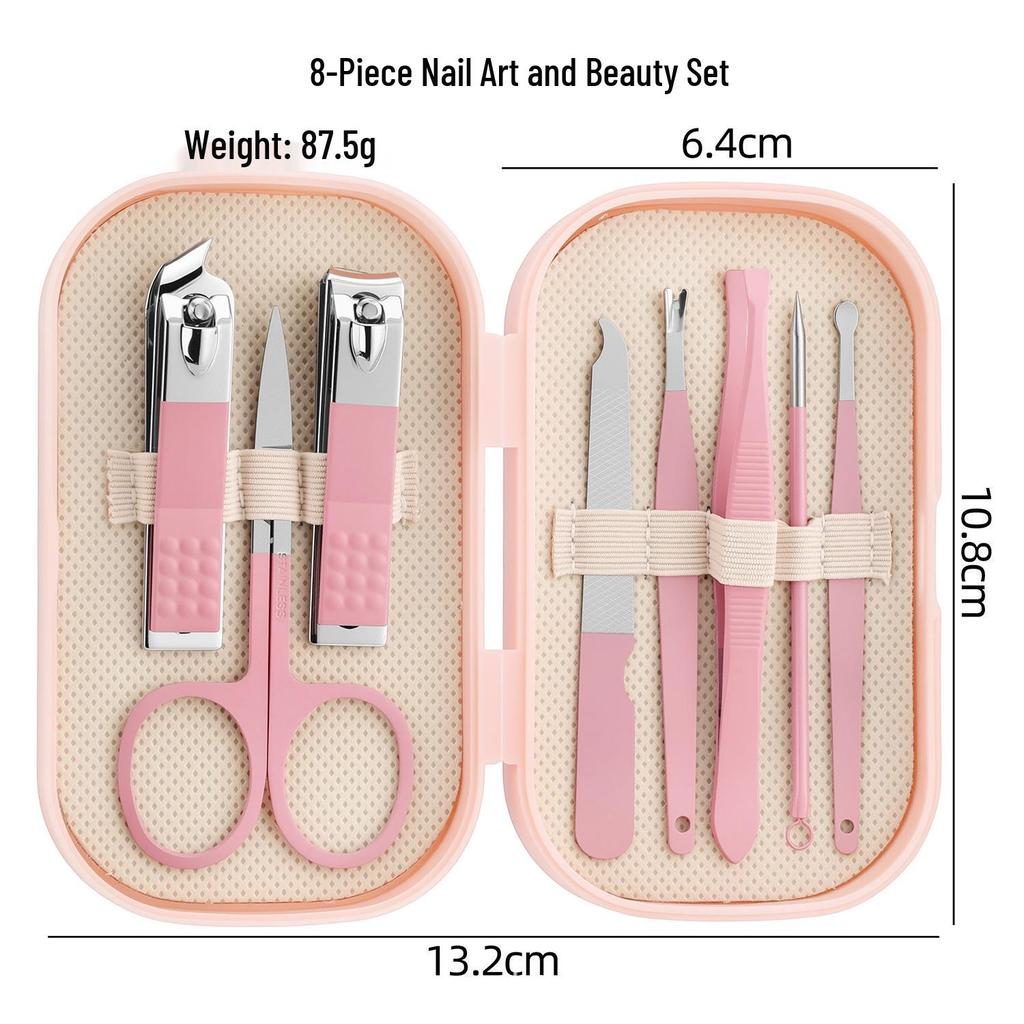 14-Piece Luxury Nail Clipper & Ear Pick Manicure Set