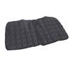 Horse Saddle Pad Breathable Abrasion Proof PU Leather Horse Saddle Cloth Riding Equipment Black