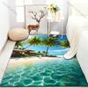 17 Styles Summer Beach Coconut Trees Print Carpet for Living Room Bedroom Sofa Doormat Home Decor Area Rug Non-slip Floor Mat