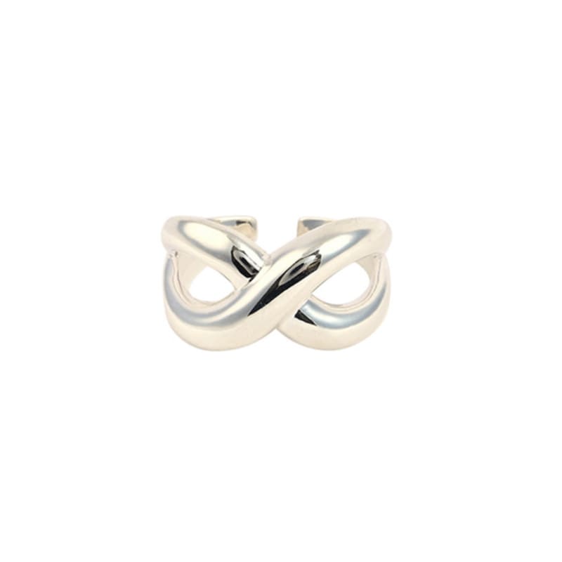 LAYERMOOD 24 Bold X Ring-silver925