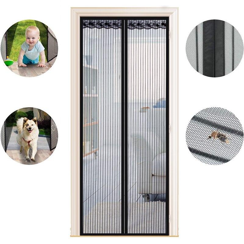 Plasa de țânțari magnetică fără mâini, plasă pentru ușă, plasă anti țânțari, insecte, paravane pentru ușă, plasă magnetică pentru perdele pentru uși, perdele de bucătărie