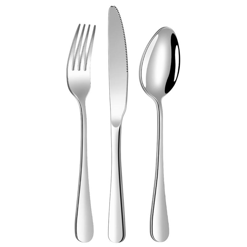 UOZO Thickened Stainless Steel Western Cutlery Set