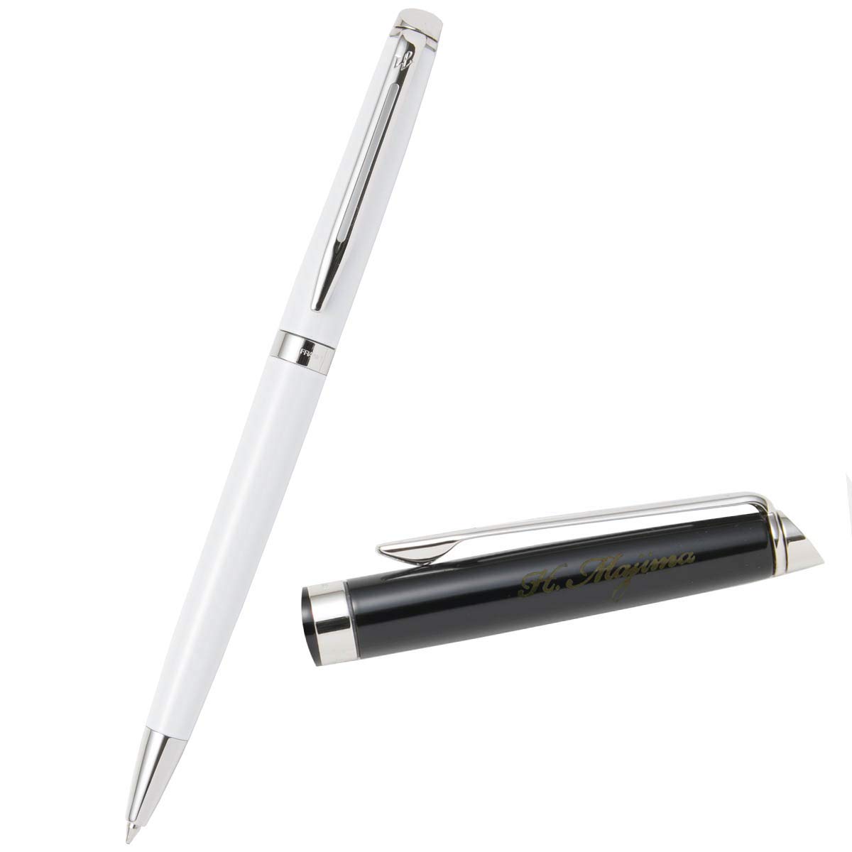 

Ballpoint pen WATERMAN Waterman writing implement Metropolitan Essential brand Ladies luxury ballpoint pen White CTBP Personalized [Personalized]