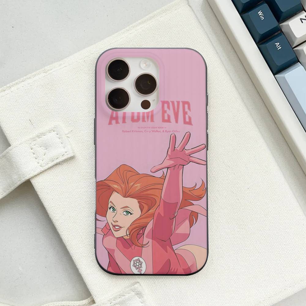 Popular Superhero Series I-Invincible Soft Corrugated Phone Case For IPhone 11 12 13 14 15 16 17 Pro Max Plus Pro