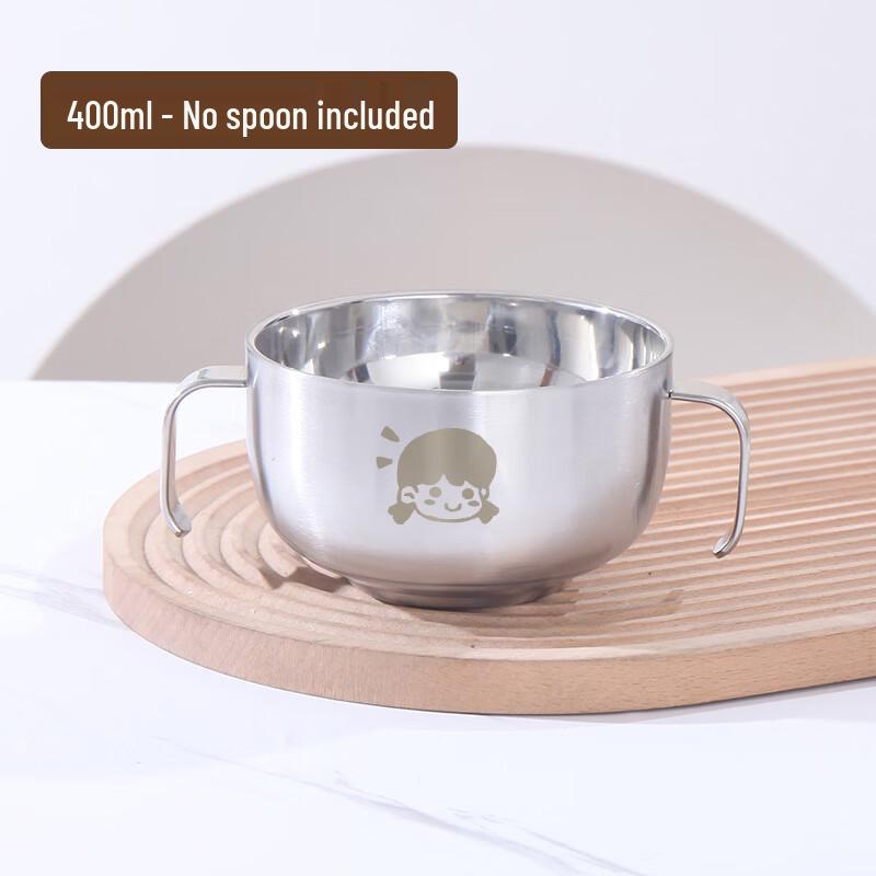 ZISIZ Cartoon Insulated Baby Bowl