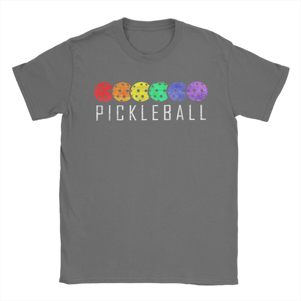 Unisexs TShirt Pickleball Funny Paddle Sports Player Creative 100 Cotton Tees Short Sleeve T Shirt Round Collar Tops Unique