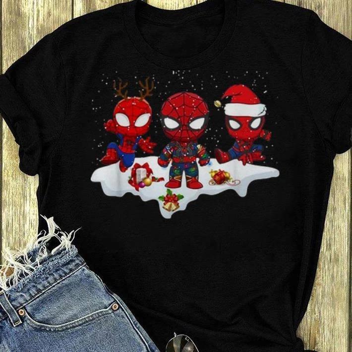 Beautiful SpiderUnisex Santa On Snow Merry Christmas Tshirt S