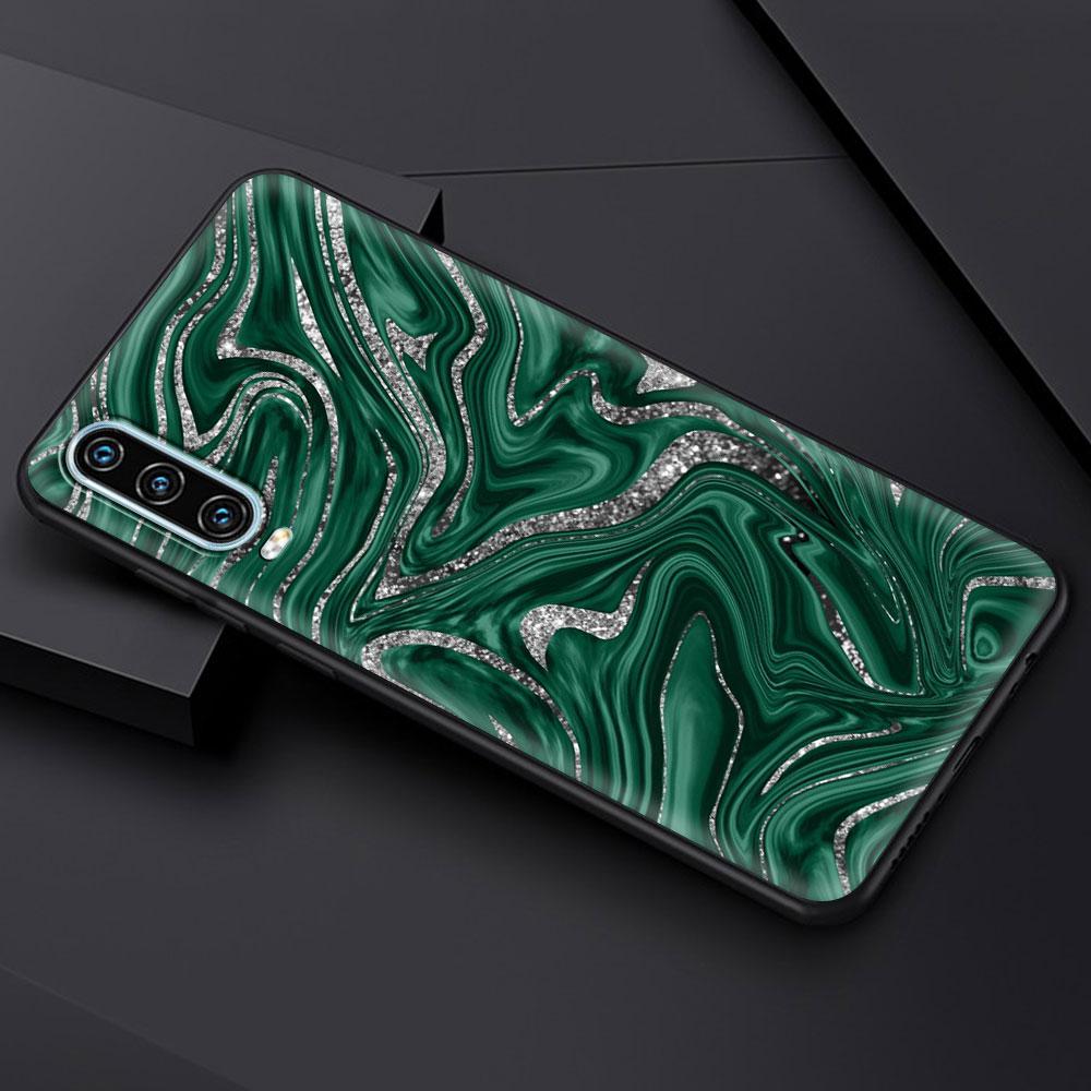 Marble Pattern Gold Glitter Case For Huawei P50 P40 P30 Lite E P20 Pro Y9 Y7 Y6 2019 P Smart 2021 Z Y6p Y7a Y9s Phone Cover Soft