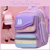 Lightweight Spine-protecting Backpack For Children With Fun Cartoon Designs And Pencil Case