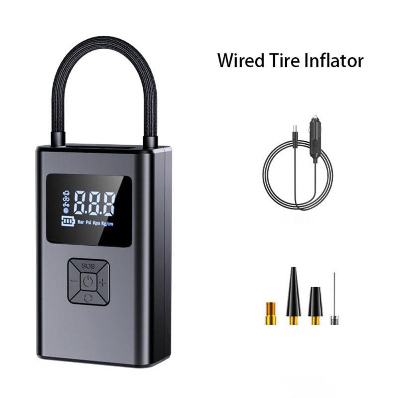 Tire Inflator Portable Air Compressor, 4000mAh Lithium Battery Type-C Charging, 150PSI Digital Tire