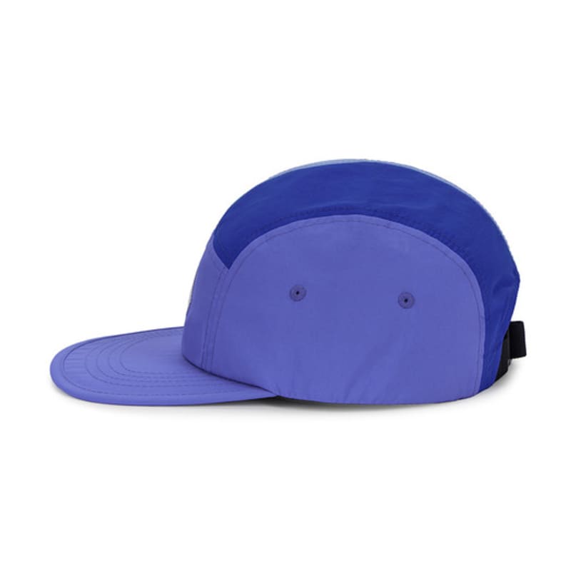 VARZAR Multicolor Palm Tree Label Camp Cap Blue