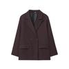 European & American Style 2025 Autumn/Winter Oversized Double-Breasted Casual Blazer