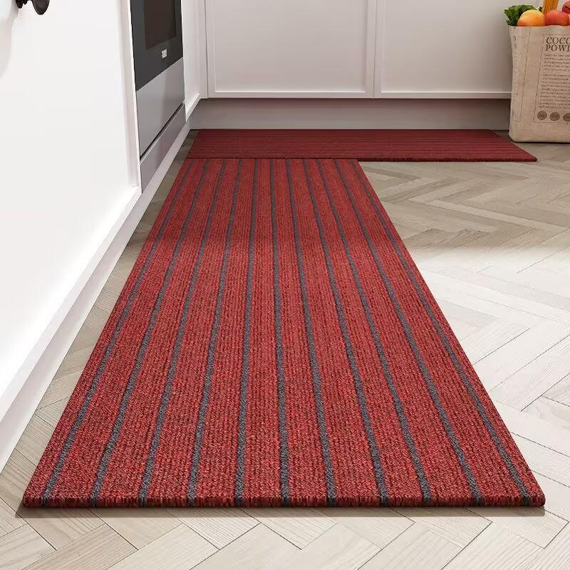 Anti Slip Kitchen Mat Floor Carpet Full Coverage DIY Absorb Oil Kitchen Doormat Long Hallway Runner Rug Entrance Easy To Clean