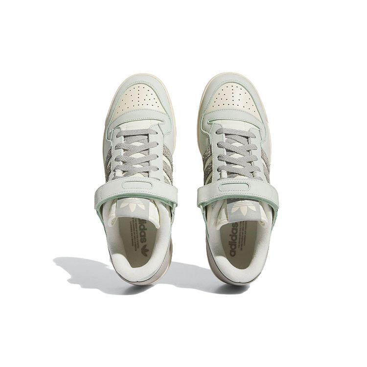 adidas Forum 84 Low Linen Green Men Sneakers Metal-Grey Cream-White FZ6298