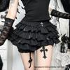 Spicy Punk Goth Puffy Ballet Skirt Shorts